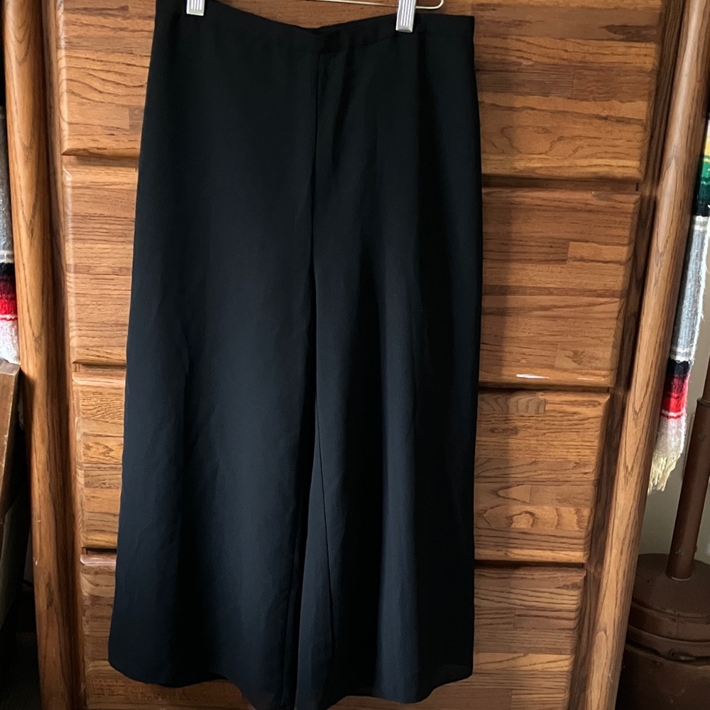 Elegant Black Women's Dress Culotte